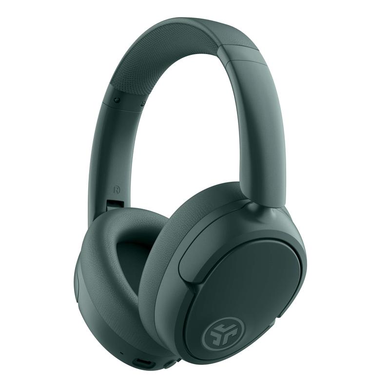 JLab JBuds Lux Active Noise Cancellation Wireless Bluetooth Headphones, Custom EQ, Over-Ear, Be Aware Safety Mode. Foldable, iPhone / Android