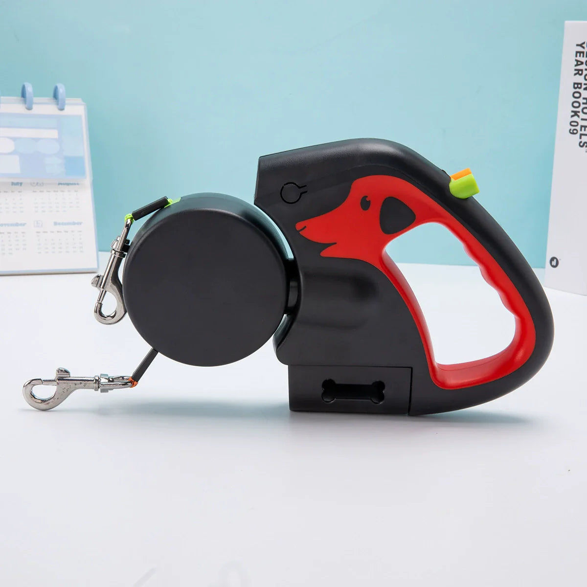 LED Automatic Retractable Traction Rope with Two-Headed and Plastic Bag Box Dog Leash Dog Chain Pet Supplies Dog Accessories small medium pet travel pull harness