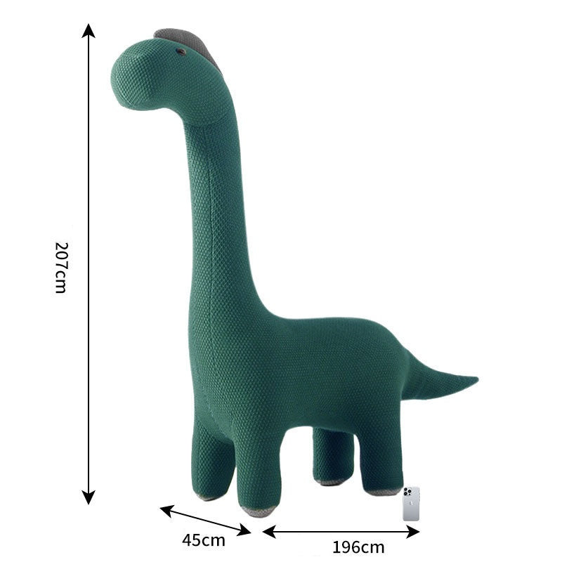 Dinosaur Ride-On Sofa – Long Neck Plush Seat for Kids & Pets