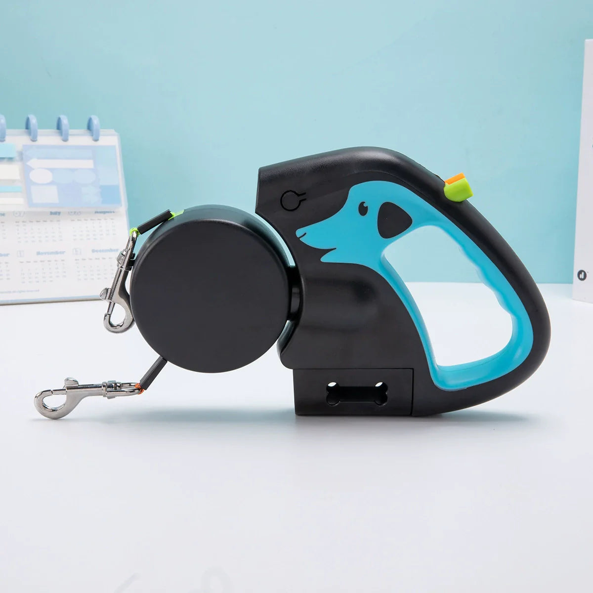 LED Automatic Retractable Traction Rope with Two-Headed and Plastic Bag Box Dog Leash Dog Chain Pet Supplies Dog Accessories small medium pet travel pull harness