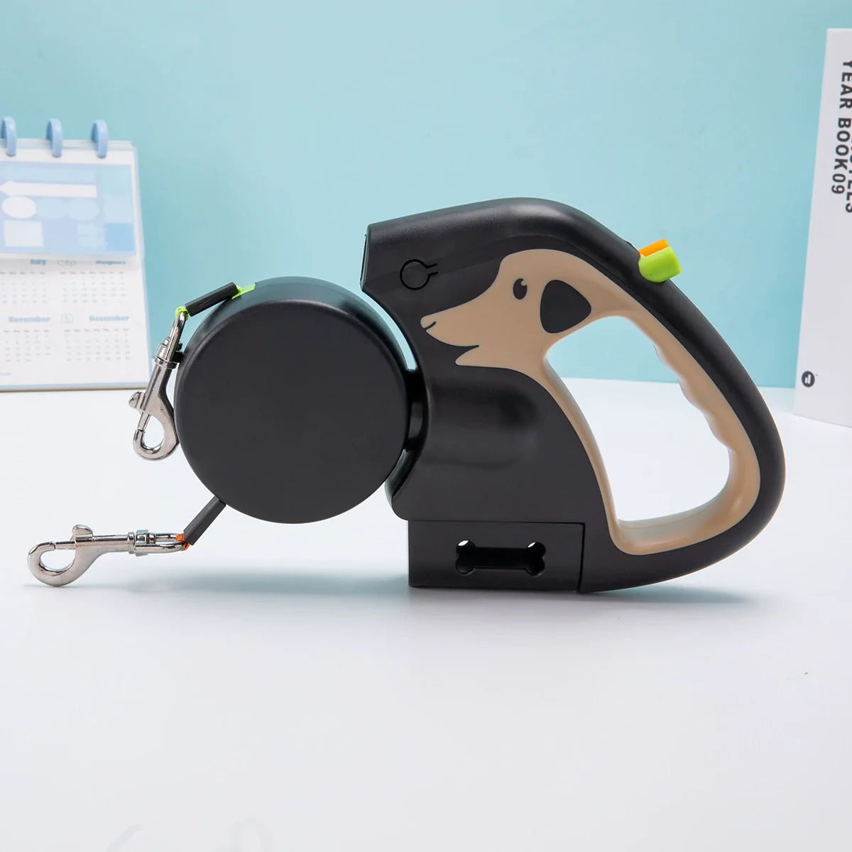 LED Automatic Retractable Traction Rope with Two-Headed and Plastic Bag Box Dog Leash Dog Chain Pet Supplies Dog Accessories small medium pet travel pull harness