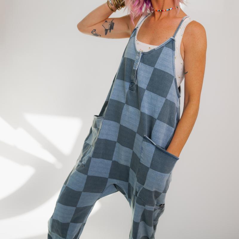 Women's Tank Romper - Oversized, Comfortable, Casual and Fun Women's Jumper