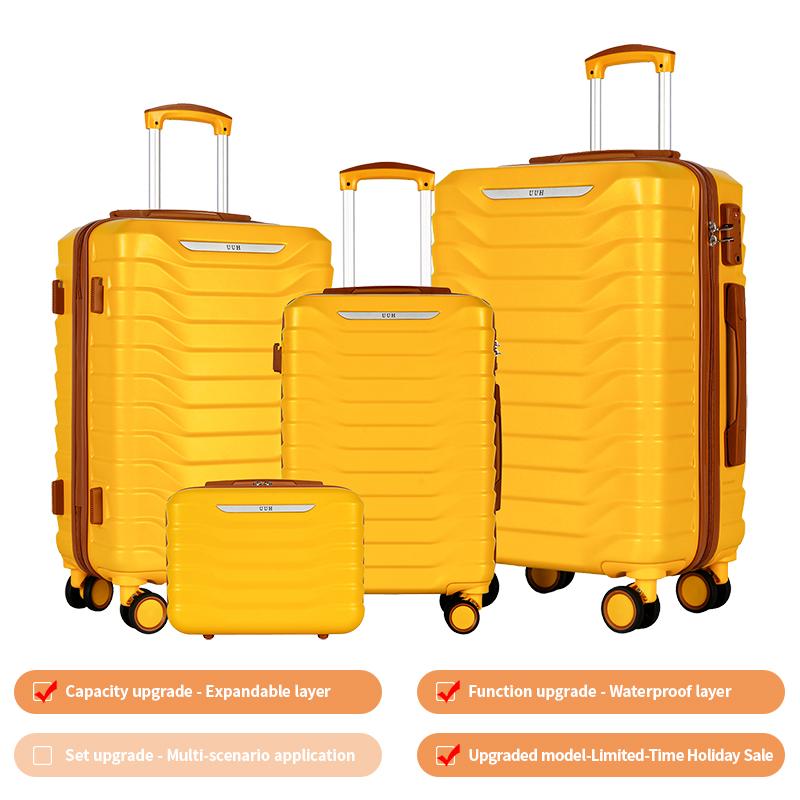 UUH Luggage Sets with TSA Locks -3pcs/4pcs/6pcs/7pcs/8pcs/9pcs Suitcases Sets-Travel and Moving Set(Family Set)