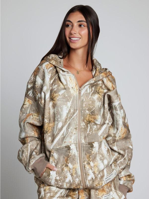 Comfrt | Camo Zip Hoodie