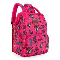 Wrangler WildWest Travel Backpack with Side Wipes Pocket, Waterproof Pocket, Large Capacity Carry On Diaper Backpack for Work, Travel, School, Hiking