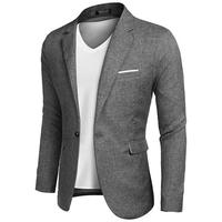 TikTok Shop Back to School COOFANDY Men's Blazer Casual Sport Coats Slim Fit One Button Suit Jacket Lightweight Sports Jacket