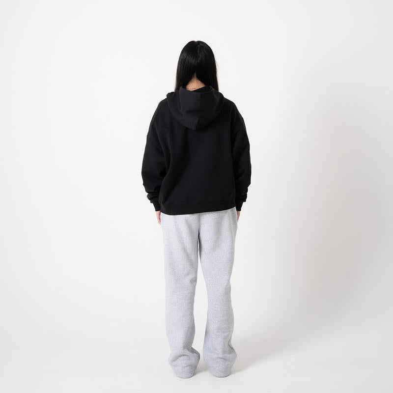 350 GSM 'Black' Zip-Up Hoodie