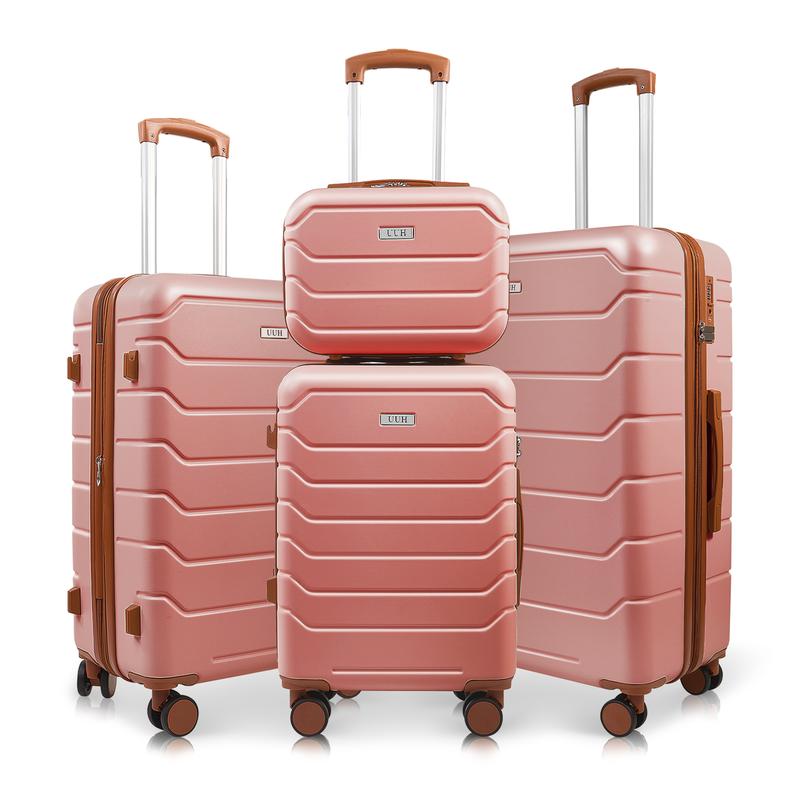UUH Luggage Sets with TSA Locks -3pcs/4pcs/6pcs/7pcs/8pcs/9pcs Suitcases Sets-Travel and Moving Set(Family Set)