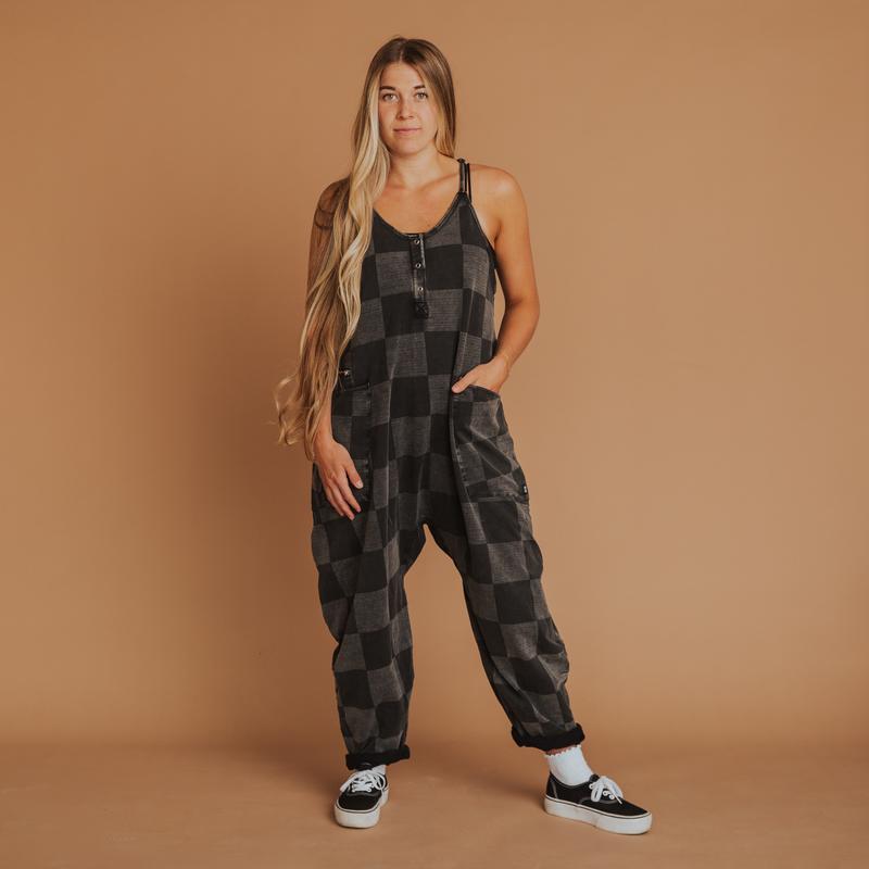 Women's Tank Romper - Oversized, Comfortable, Casual and Fun Women's Jumper