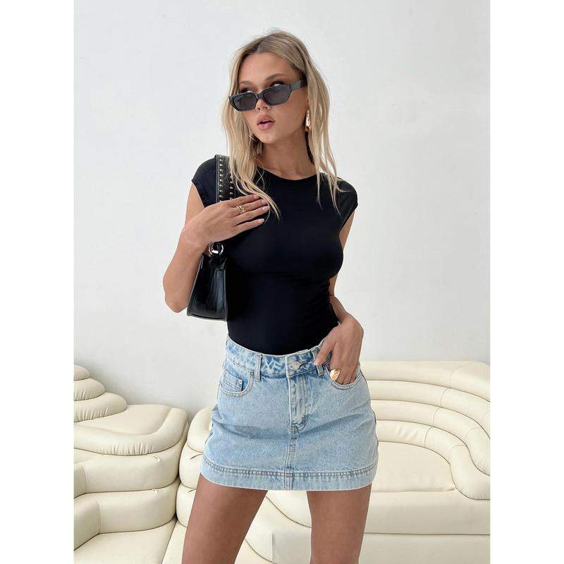 Gazelle Denim Skort Light Wash