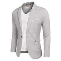 TikTok Shop Back to School COOFANDY Men's Blazer Casual Sport Coats Slim Fit One Button Suit Jacket Lightweight Sports Jacket