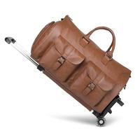 SEYFOCNIA TikTokShopBacktoSchool Rolling Garment Bags for Travel Convertible Duffle with Wheels Roller Bag Carry On Luggage Weekender Design