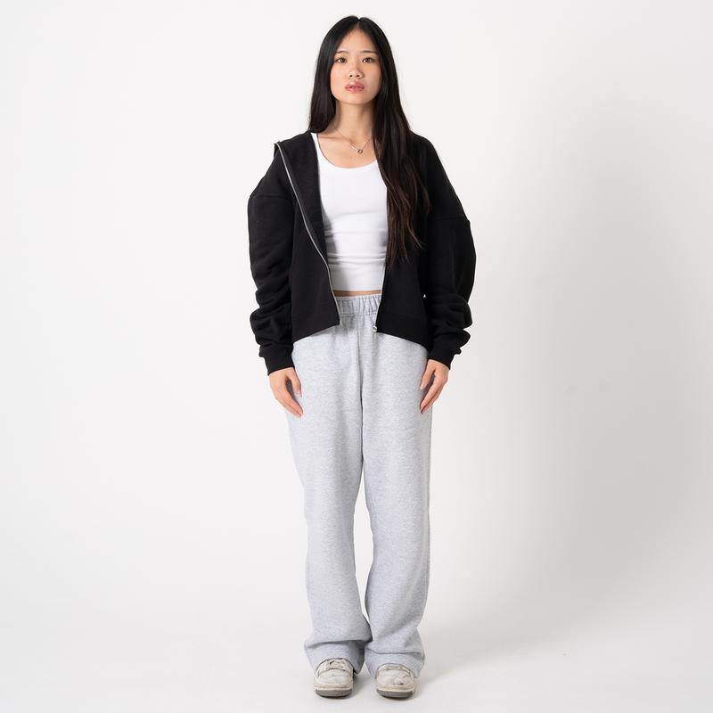 350 GSM 'Black' Zip-Up Hoodie
