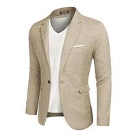 TikTok Shop Back to School COOFANDY Men's Blazer Casual Sport Coats Slim Fit One Button Suit Jacket Lightweight Sports Jacket