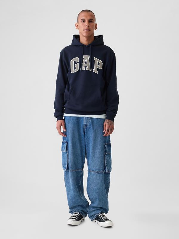 Gap Men's VintageSoft Arch Logo Hoodie - Gender Neutral