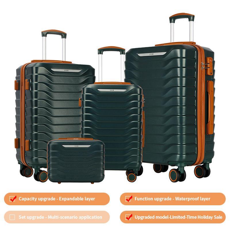 UUH Luggage Sets with TSA Locks -3pcs/4pcs/6pcs/7pcs/8pcs/9pcs Suitcases Sets-Travel and Moving Set(Family Set)