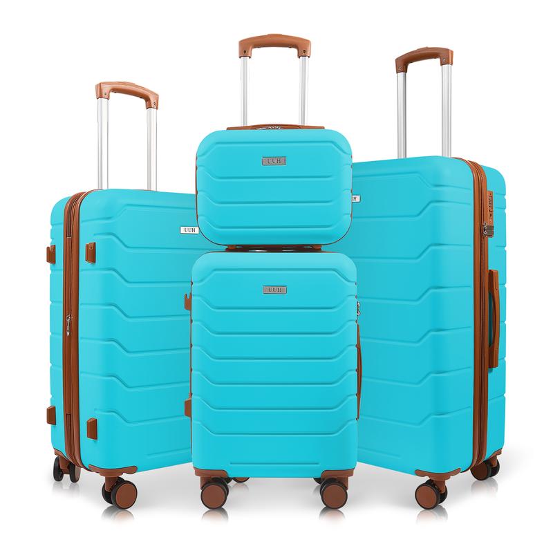 UUH Luggage Sets with TSA Locks -3pcs/4pcs/6pcs/7pcs/8pcs/9pcs Suitcases Sets-Travel and Moving Set(Family Set)