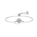 S925 Snowflake Moissanite Bracelet