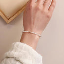 Crystal Bracelet For Women - 6mm Beads Moonstone Moonstone Bracelets For Women for Emotional Balance - Gifts For Women