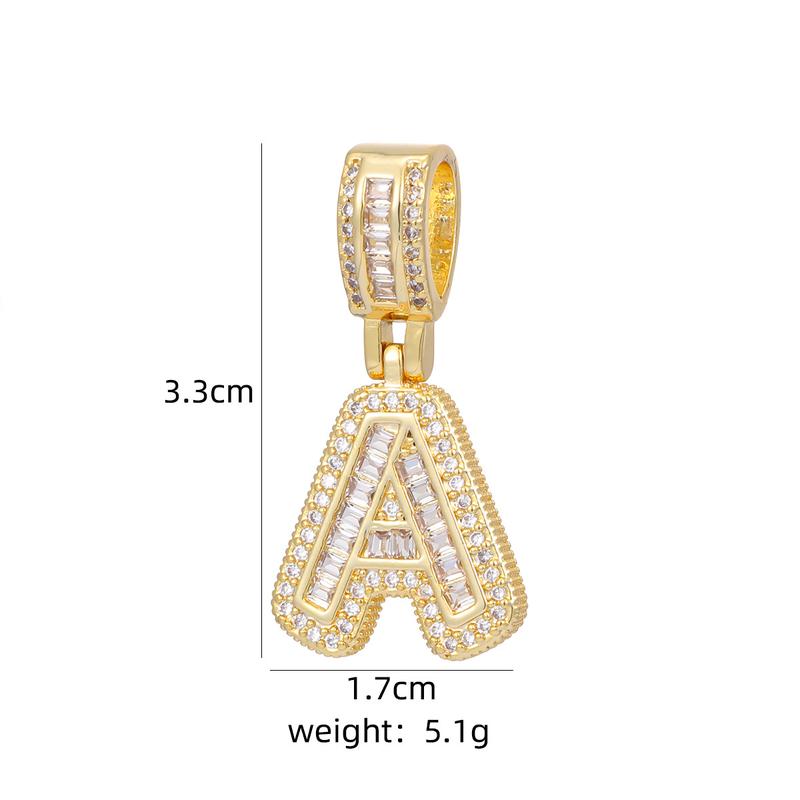 [LeBijouLab] 2 Pieces Initial Letter Necklace Set with Zirconia Stones, Golden & Silver Bubble Initial Necklaces for Women, Birthday Gifts Anniversary Gift Initial Letter Alphabet Necklace