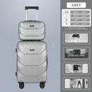 HOt 2025 multifunctional two-piece suitcase, YOUGGELl suitcasea must-have for going out, carry-on suitcase 20 inch+ 13inch /360° universal wheels, cup holder suitcase, chargingport suitcase unisex /business trip / travel /school must-have #outdoorfun