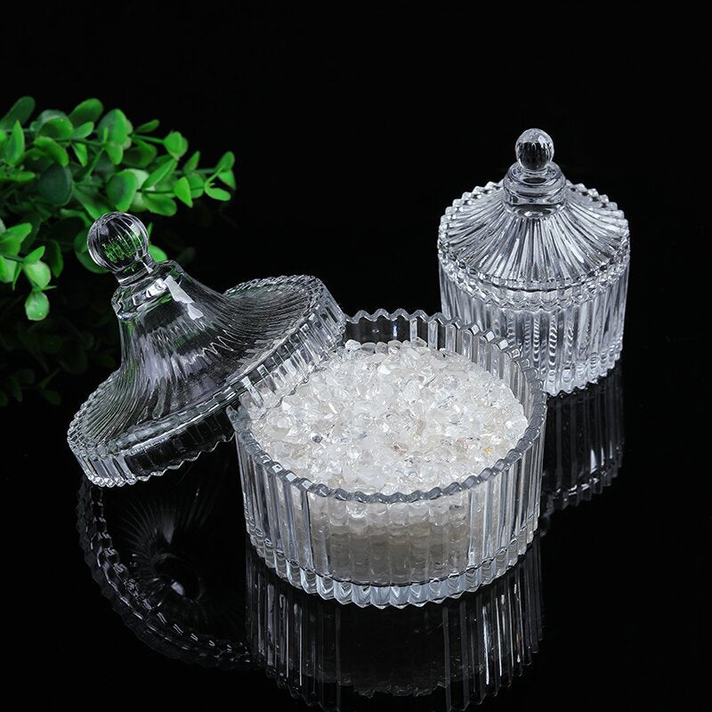 Natural Crystal Charging Bowl – Gemstone Cleansing Dish & Jewelry Storage Organizer