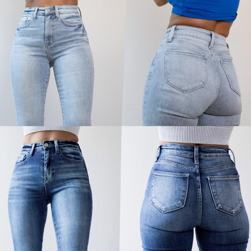 BME Nondistressed Highrise Flare Jeans