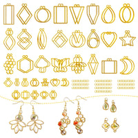 153 PCS Jewelry Making Kit, Beginner Resin Kit,Resin Accessories for Keychains, Jewelry, Earrings, Necklaces, Pendants,DIY Handmade Holiday Gift Crafts,Comes With Tutorial For Beginners,85Pcs Dried Flowers Kit - Let's Resin