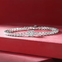 S925 Magic Cube Moissanite Bracelet