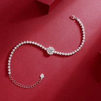 S925 Love's Bridge Moissanite Chain Bracelet