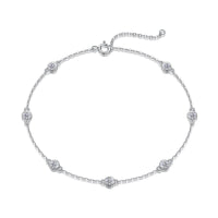 S925 Dancing Bubbles Moissanite Bracelet