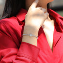 S925 Love's Bridge Moissanite Chain Bracelet