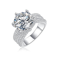 S925 Luxury Moissanite Ring