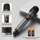 TONOR TW320/TW630 Wireless Microphones with UHF Dual Karaoke Microphone System, 15 Adjustable Channels, Cordless Design & Rechargeable Receiver