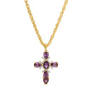 Chromatic Colorful Cross Necklace
