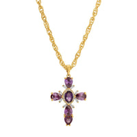Chromatic Colorful Cross Necklace