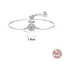 S925 Snowflake Moissanite Bracelet