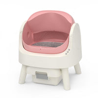PetPivot AutoScooper 11 Open-Top Self-Cleaning Cat Litter Box，Odor-Free Waste Disposal includes Trash Bags