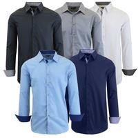Long Sleeve (Black-Navy-Light Blue-White-Grey) / Small