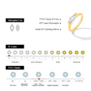 1CT Marquise Shape Synthetic Moissanite Ring 925 Sterling Silver Rings Daily Wear Birthday Present Fine Jewelry R135