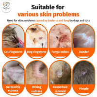 Cassiel Pet-Pet Skin Sprays for Dogs & Cats - Nature Soothing Spray for Clean and Soft Skin, Reduces Itchy Scratching