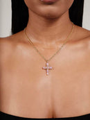 Chromatic Colorful Cross Necklace