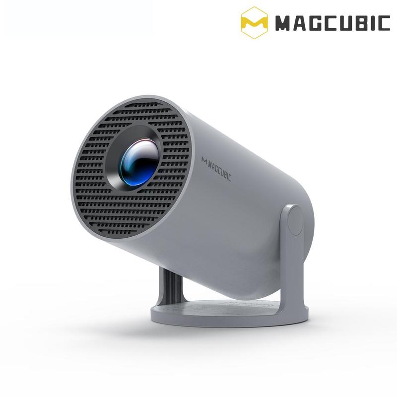 [US warehouse]GLOBAL PICK Magcubic HD Portable Projector HY300 Pro, Wireless Android 11 Dual WiFi6 290ANSI Allwinner H713 BT5.4 1080P 1280*720P Home Theater Projector, Multifunctional Projector for Home Cinema, Outdoor Hdmi Projector