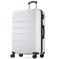 【Back to School】【Deal】Sweet Furniture S -Luggage 20''/24''/28''Luggage, Hard Shell ABS Suitcase with Double Spinner Wheels, Lightweight Expandable Rolling Luggage with TSA Lock