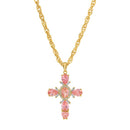 Chromatic Colorful Cross Necklace