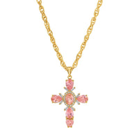 Chromatic Colorful Cross Necklace