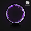 Amethyst Night Lamp 8.6" Natural Healing Crystal Bedside Lamp USB Port 3 Colours Dimming Mode Bedroom Lamp Suitable Night Light for Living Room Bedroom Office Home Decor Ideal Gift ﻿