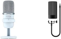 HyperX SoloCast – USB Condenser Gaming Microphone, for PC, PS4, PS5 and Mac, Tap-to-Mute Sensor, Cardioid Polar Pattern, great for Streaming, Podcasts, Twitch, YouTube, Discord,Black