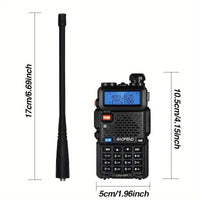 BAOFENG 5W UV-5R Dual Band Two Way Ham Radio Transceiver, Portable Handheld Walkie Talkie, Long Standby Walkie Talkie for Outdoor