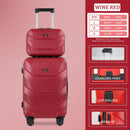 HOt 2025 multifunctional two-piece suitcase, YOUGGELl suitcasea must-have for going out, carry-on suitcase 20 inch+ 13inch /360° universal wheels, cup holder suitcase, chargingport suitcase unisex /business trip / travel /school must-have #outdoorfun